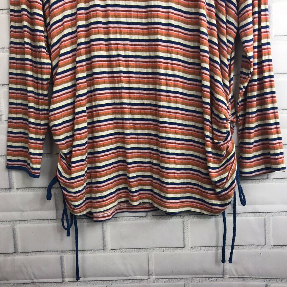 ModCloth Stripe Drawstring Side Plus 3XL Top - Picture 4 of 7